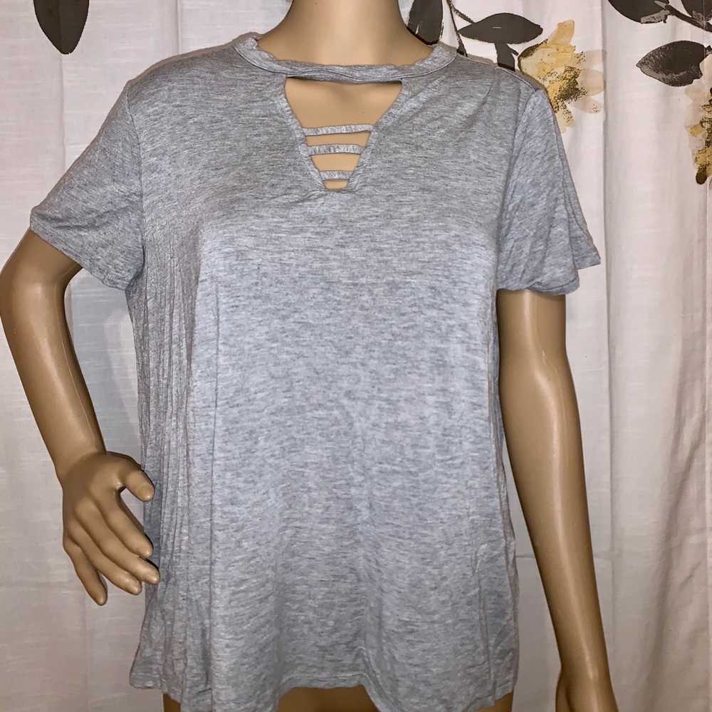 Jennifer Lopez strapped front blouse
